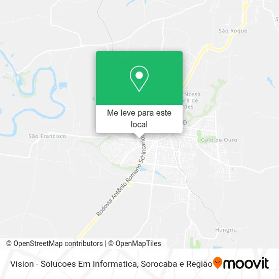 Vision - Solucoes Em Informatica mapa