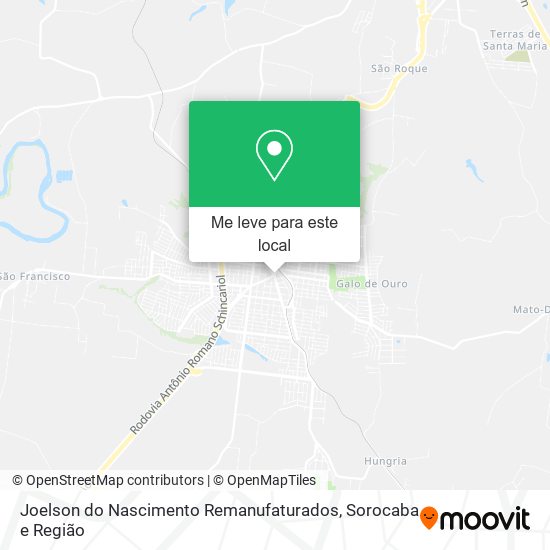 Joelson do Nascimento Remanufaturados mapa