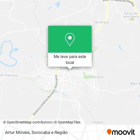 Artur Móveis mapa