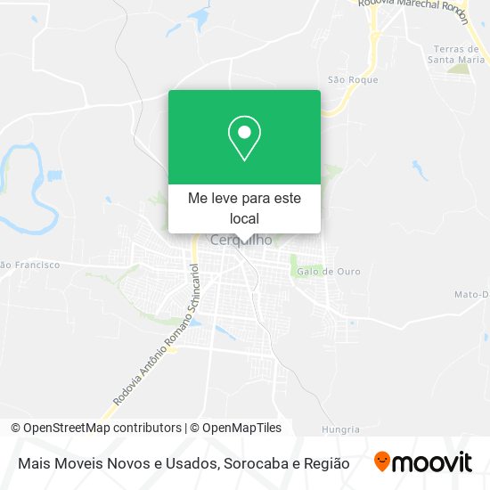 Mais Moveis Novos e Usados mapa