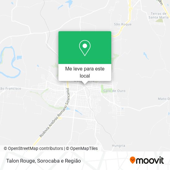 Talon Rouge mapa