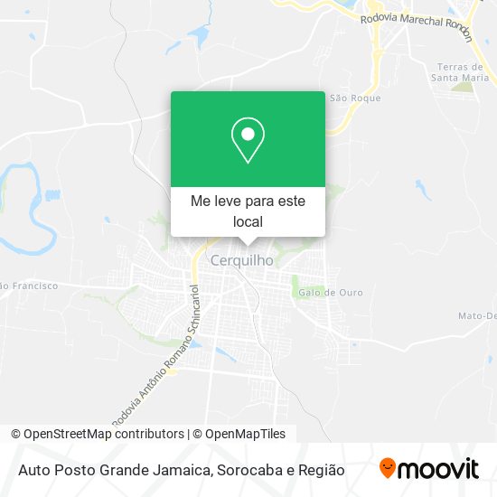 Auto Posto Grande Jamaica mapa