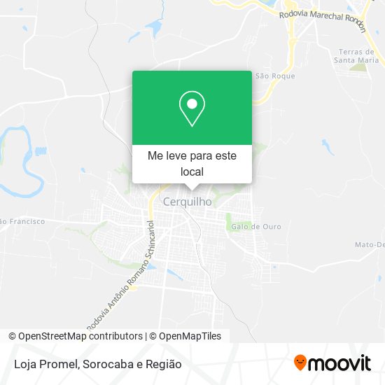 Loja Promel mapa