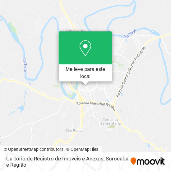 Cartorio de Registro de Imoveis e Anexos mapa