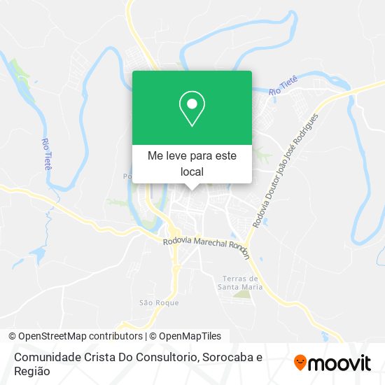 Comunidade Crista Do Consultorio mapa