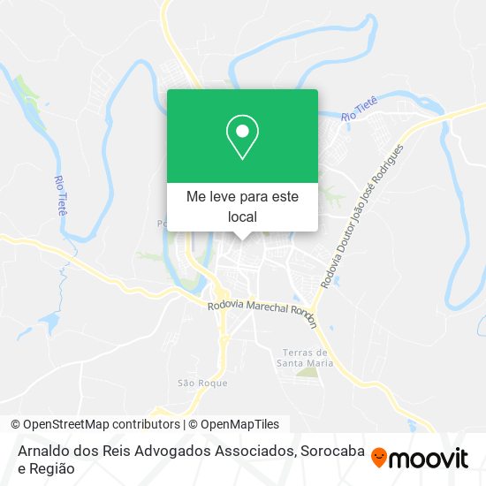 Arnaldo dos Reis Advogados Associados mapa