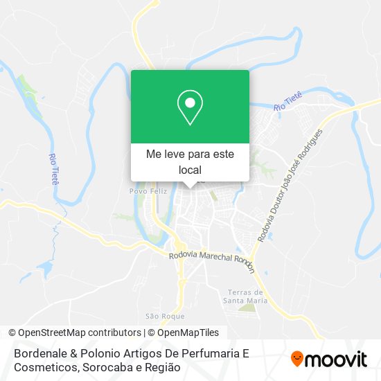 Bordenale & Polonio Artigos De Perfumaria E Cosmeticos mapa