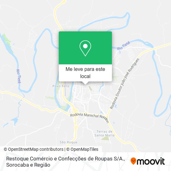 Restoque Comércio e Confecções de Roupas S / A. mapa