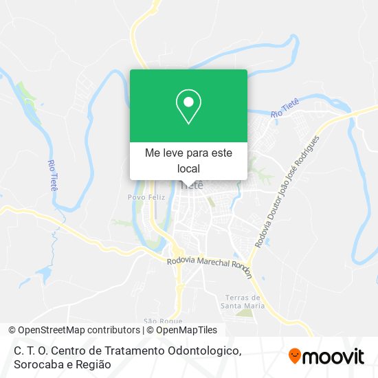 C. T. O. Centro de Tratamento Odontologico mapa
