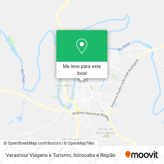 Verastour Viagens e Turismo mapa