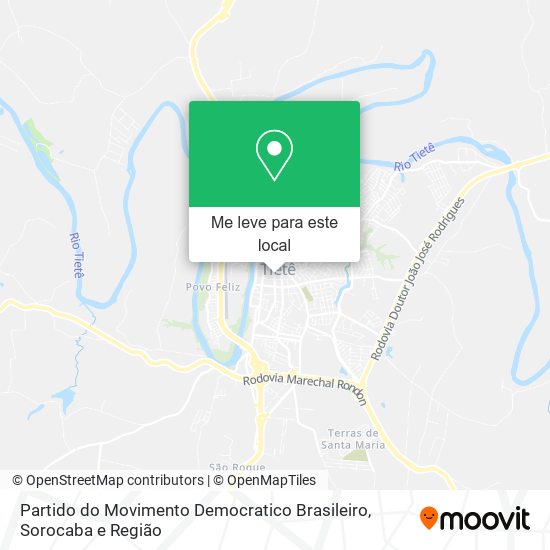 Partido do Movimento Democratico Brasileiro mapa