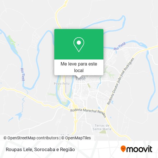 Roupas Lele mapa