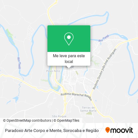 Paradoxo Arte Corpo e Mente mapa