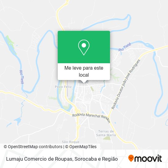 Lumaju Comercio de Roupas mapa