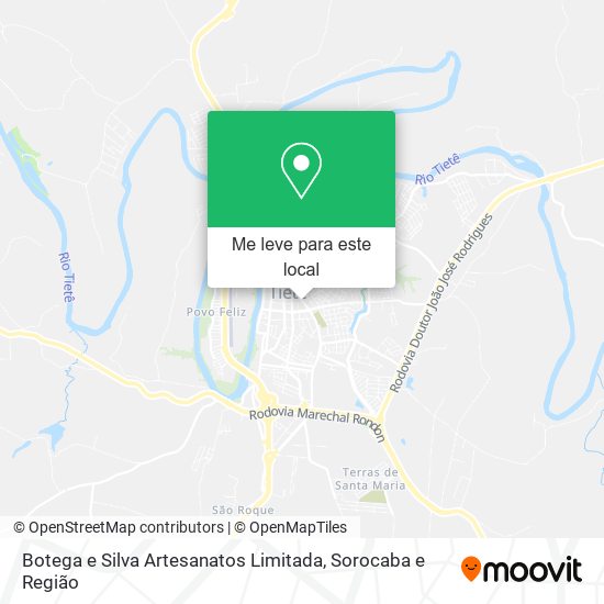 Botega e Silva Artesanatos Limitada mapa