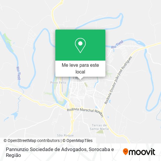 Pannunzio Sociedade de Advogados mapa