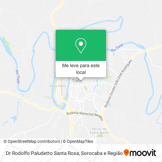 Dr Rodolfo Paludetto Santa Rosa mapa