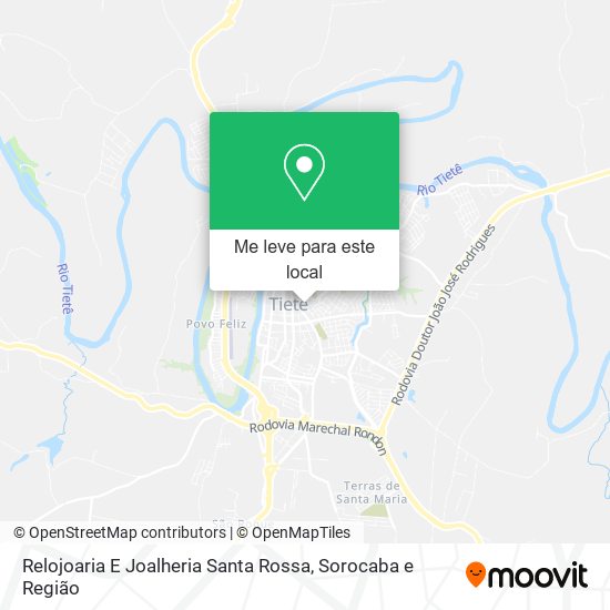 Relojoaria E Joalheria Santa Rossa mapa