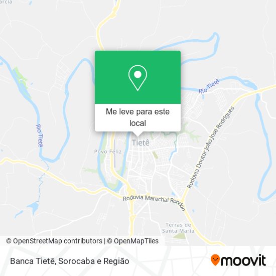 Banca Tietê mapa