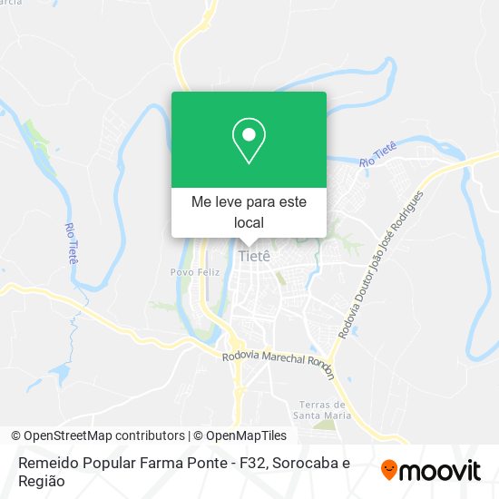 Remeido Popular Farma Ponte - F32 mapa