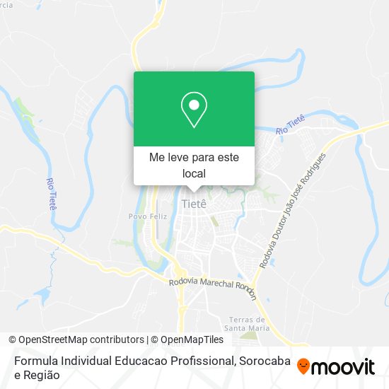 Formula Individual Educacao Profissional mapa