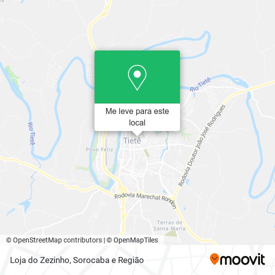 Loja do Zezinho mapa