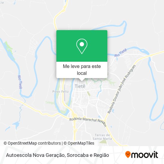 Autoescola Nova Geração mapa