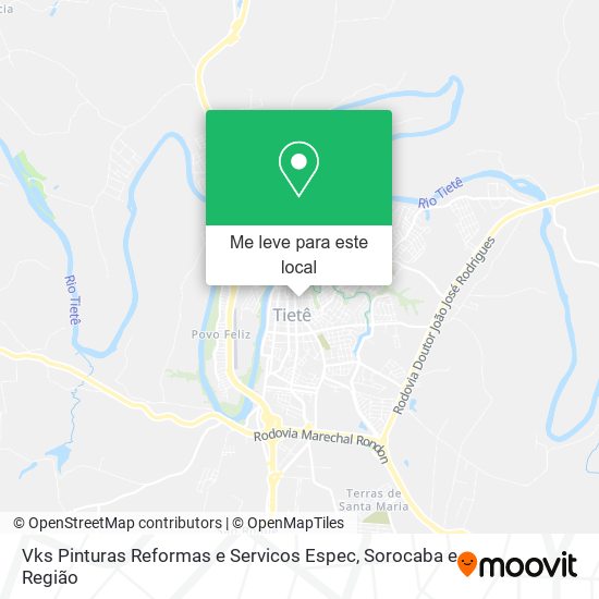 Vks Pinturas Reformas e Servicos Espec mapa