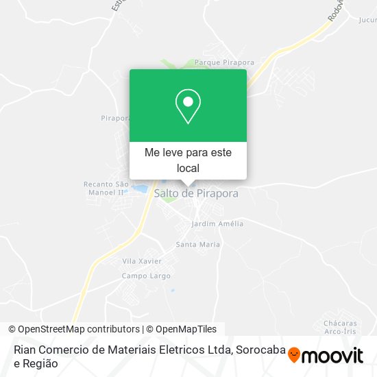 Rian Comercio de Materiais Eletricos Ltda mapa