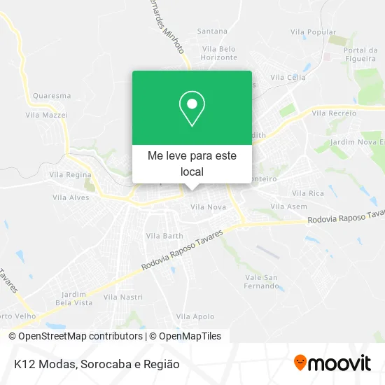 K12 Modas mapa