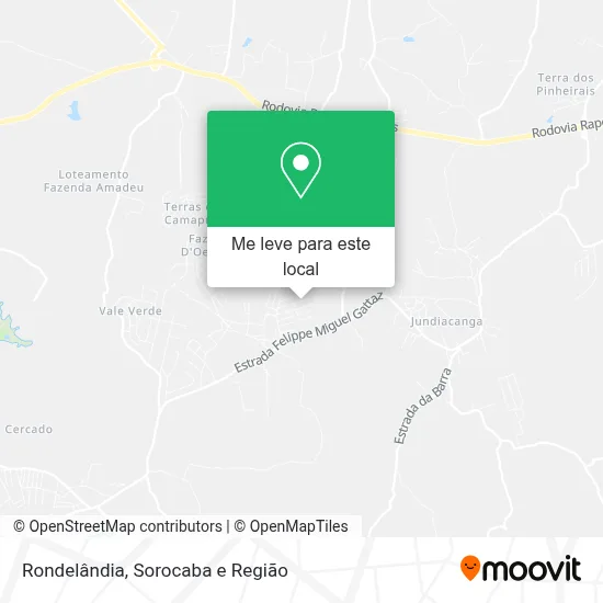 Rondelândia mapa
