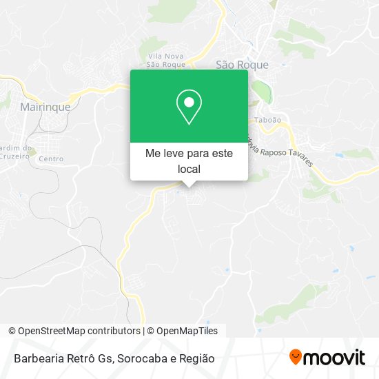 Barbearia Retrô Gs mapa