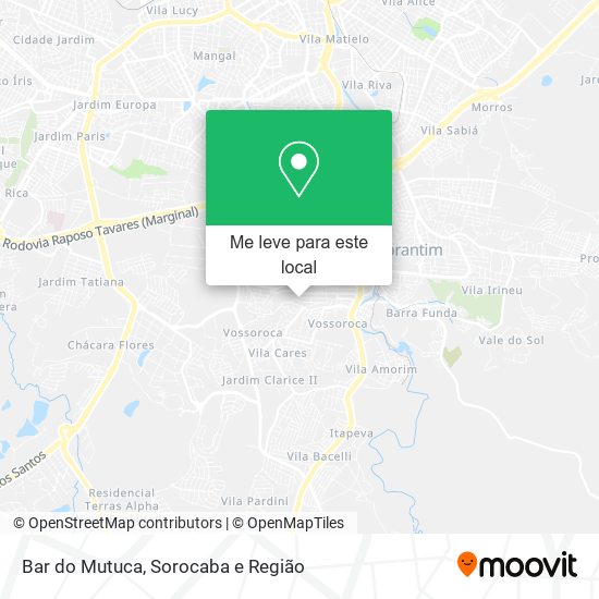 Bar do Mutuca mapa