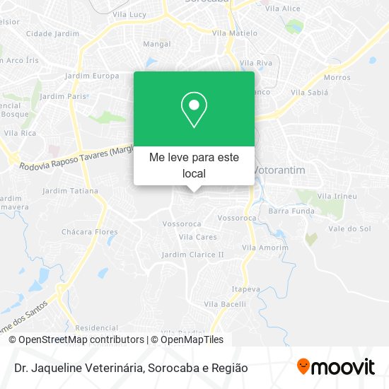 Dr. Jaqueline Veterinária mapa