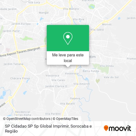 SP Cidadao SP Sp Global Imprimir mapa