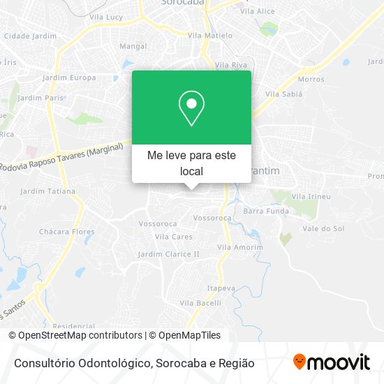 Consultório Odontológico mapa