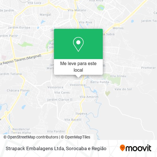 Strapack Embalagens Ltda mapa