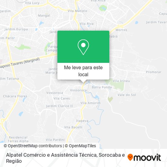 Alpatel Comércio e Assistência Técnica mapa