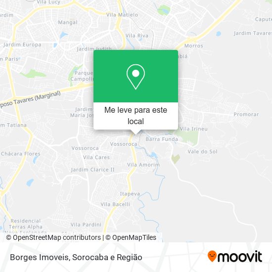 Borges Imoveis mapa