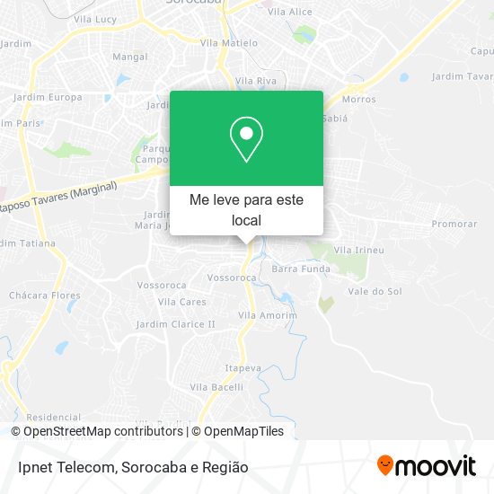 Ipnet Telecom mapa