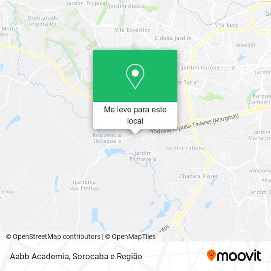 Aabb Academia mapa