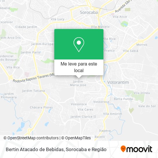 Bertin Atacado de Bebidas mapa