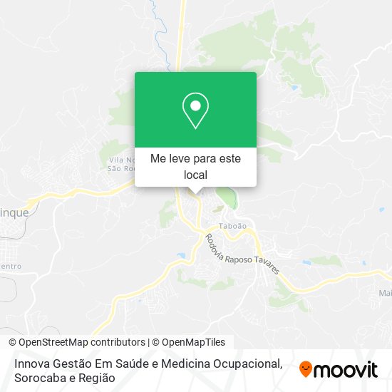 Innova Gestão Em Saúde e Medicina Ocupacional mapa