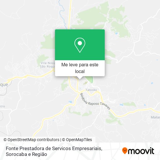 Fonte Prestadora de Servicos Empresariais mapa