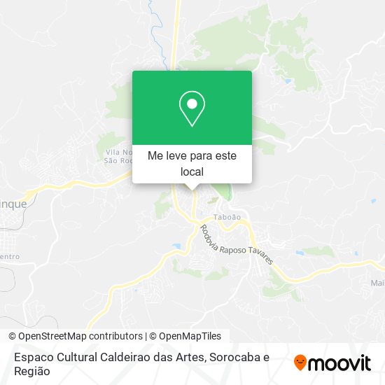 Espaco Cultural Caldeirao das Artes mapa