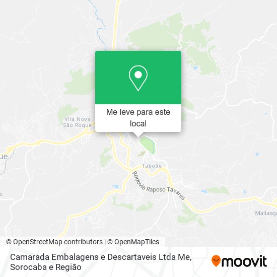 Camarada Embalagens e Descartaveis Ltda Me mapa