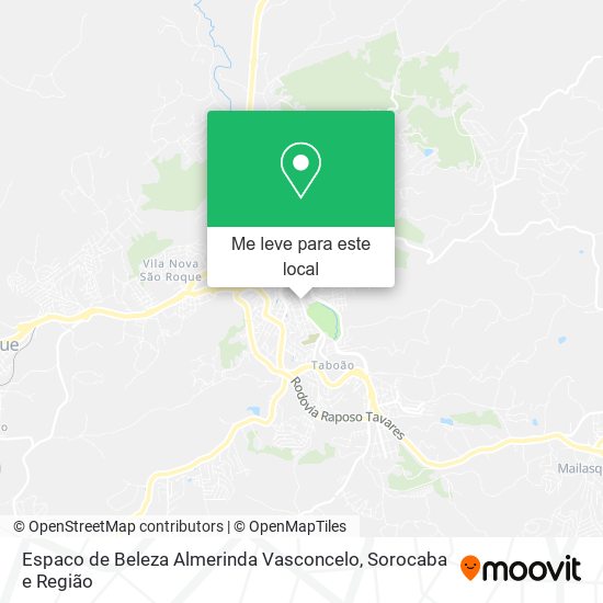 Espaco de Beleza Almerinda Vasconcelo mapa