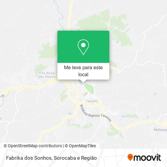 Fabrika dos Sonhos mapa