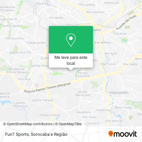 Fun7 Sports mapa