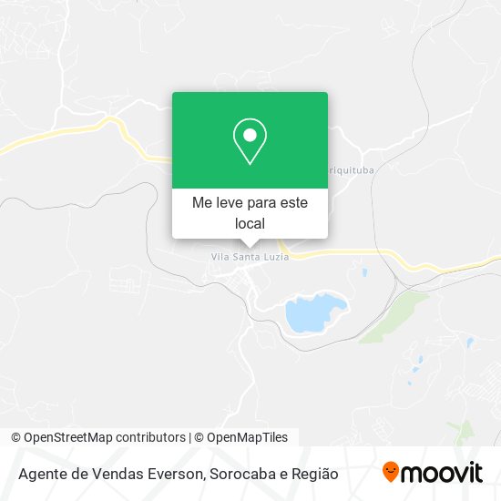 Agente de Vendas Everson mapa